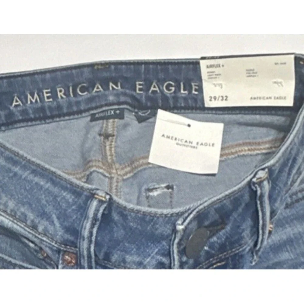 American Eagle Men's Blue Skinny Slim Fit Jeans Airflex 29x32